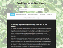 Tablet Screenshot of golddustfarms.com